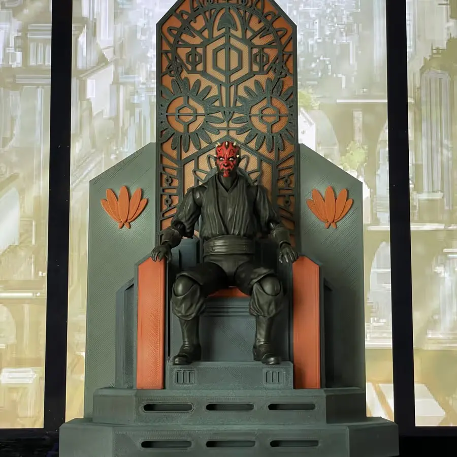 Mandalorethrone Archivo Stl Para Impresion 3D