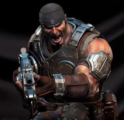 Marcus Fenix Gears Of War Archivo Stl Para Impresion 3D