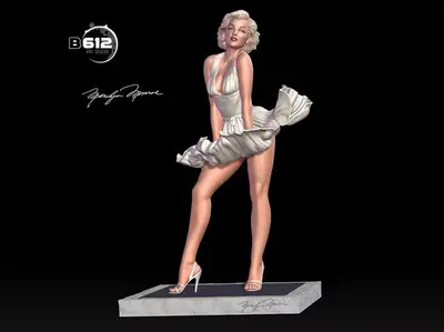 Marilyn Monroe Archivo Stl Para Impresion 3D