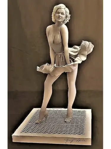 Marilyn Monroe Para Fdm Stl Obj Impresión 3d