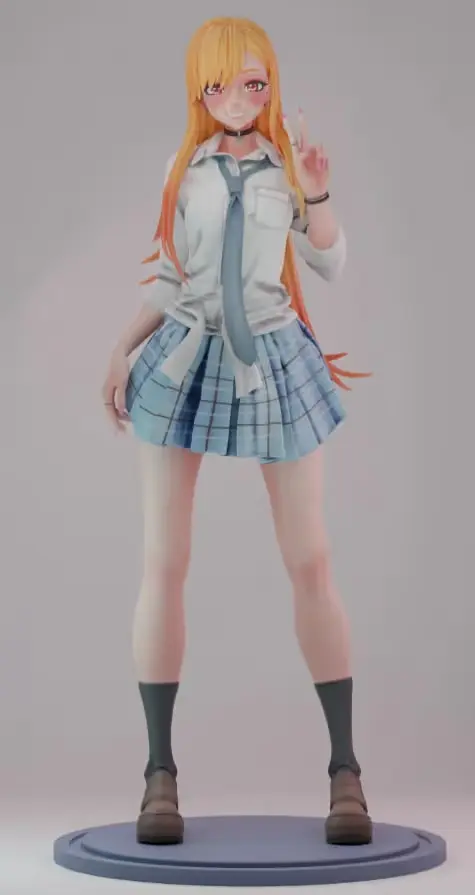 Marin Kitagawa Uniform Full Archivo Stl Para Impresion 3D
