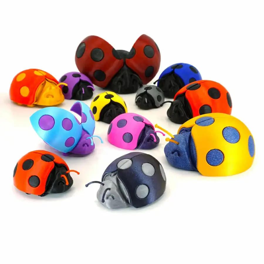 Mariquita Archivo Stl Obj Para Impresion 3D