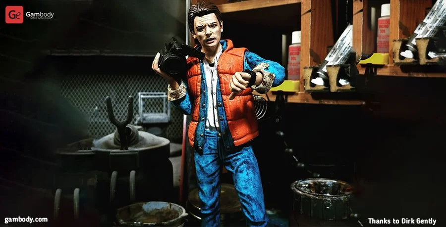 Marty Back to the Future Archivo STL Impresión 3D