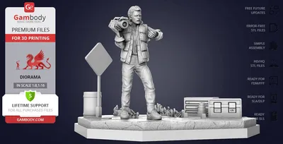 Marty Mcfly Archivo STL Impresión 3D