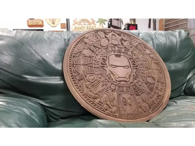 Marvel Calendar Archivo STL OBJ para Impresion 3D