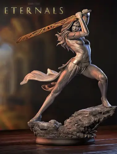 Marvel Eternals Thena Vx-labs Archivos Stl Para Impresión 3d