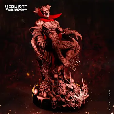 Marvel Mephisto Wicked Archivos Stl Impresion 3d