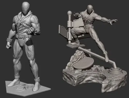 Marvel Scarlet Spider V 1-2 Archivos Stl Para Impresión 3d