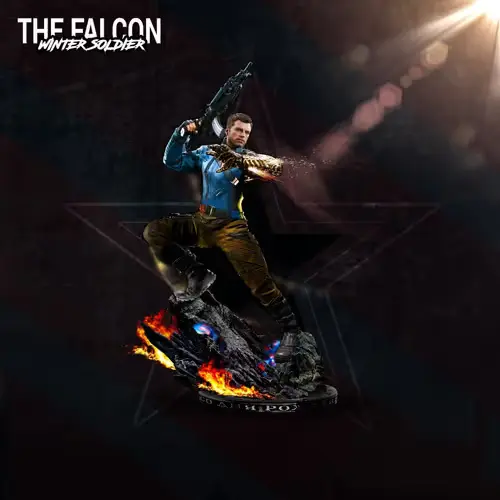 Marvel Winter Soldier Wicked Archivos Stl Para Impresión 3d