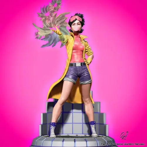 Marvel X-men Jubilee Fan Art Stl/obj Para Impresión 3d