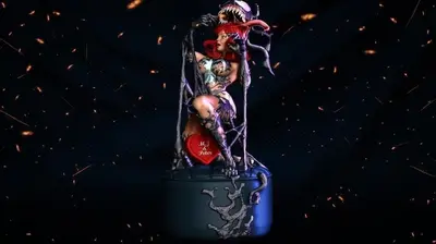 Mary Jane Venom Archivo Stl Para Impresion 3D