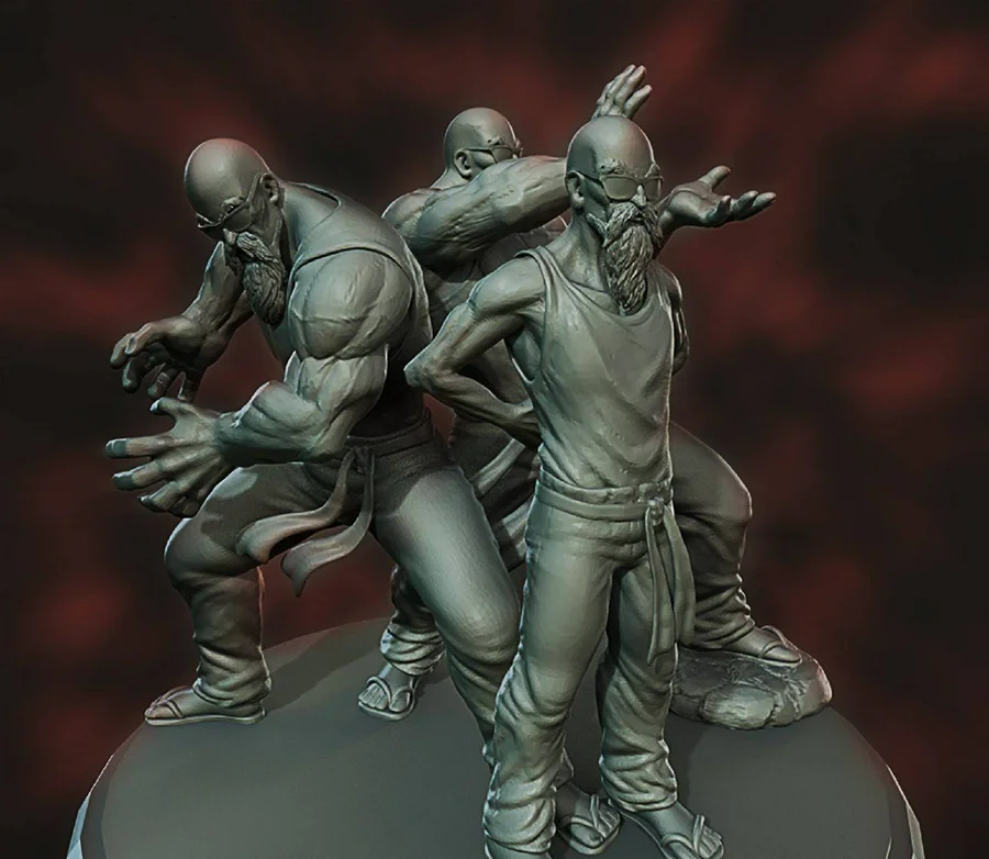 Master Roshi Archivo STL Impresión 3D