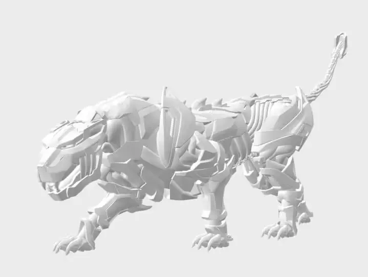 Mecanique Pantera Archivo Stl Obj Para Impresion 3D