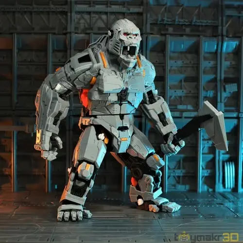 Mecha King Kong Toymakr3d Stl Obj Impresión 3d
