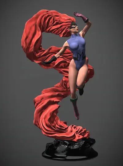 Medusa Inhumans Archivo Stl Para Impresion 3D