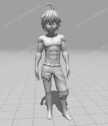 Meliodas Nanatsu Archivo Stl Para Impresion 3D