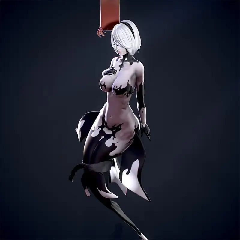 Mermaid 2B Archivo Stl Para Impresion 3D