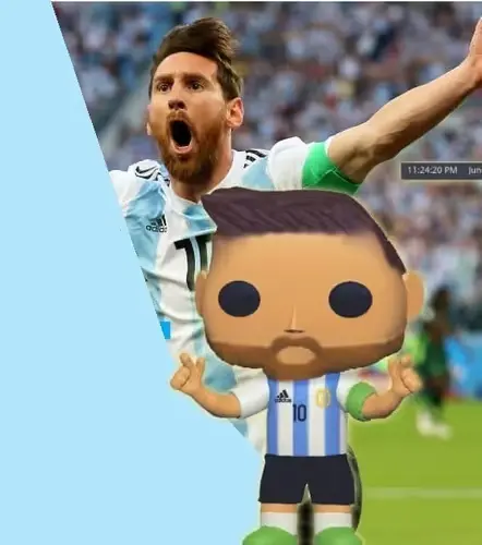 Messi Pop Stl Obj Impresion 3d