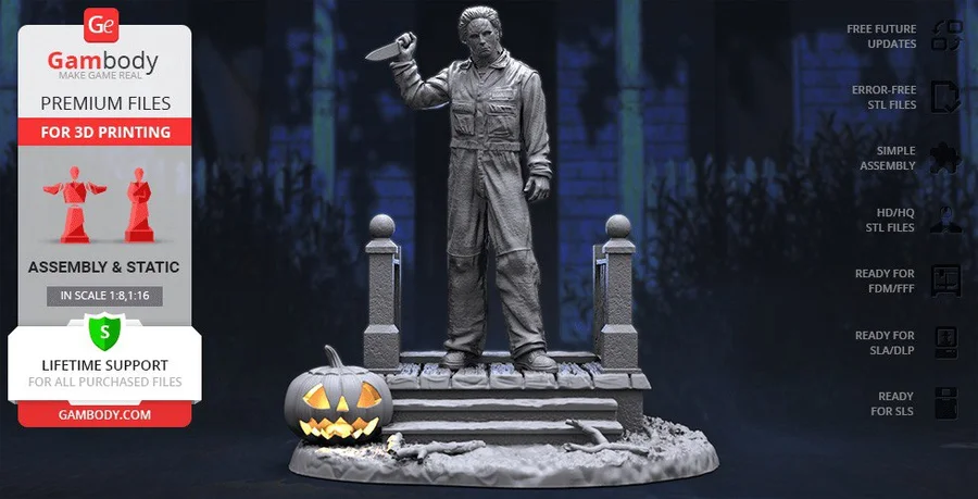 Michael Myers Archivo STL Impresión 3D