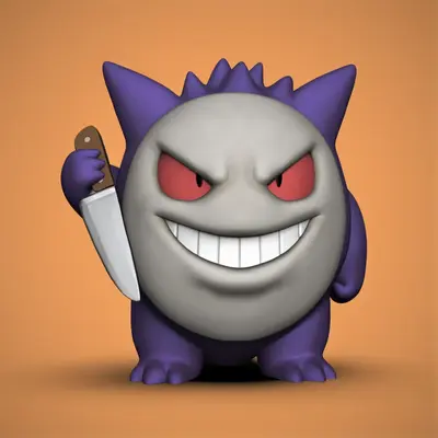 Michael Myers Gengar Archivo Stl Para Impresion 3D