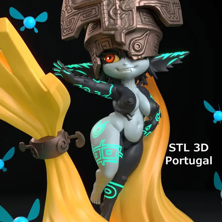 Midna Of Zelda Archivo Stl Para Impresion 3D