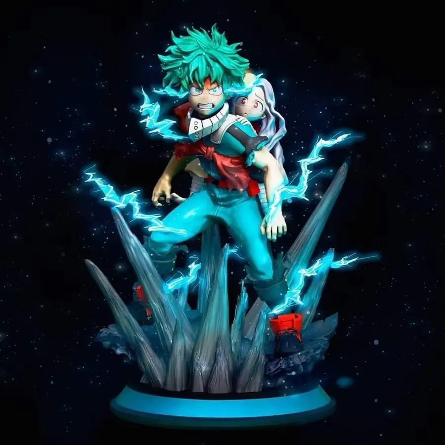 Midoriya Y Eri One For All Archivo Stl Para Impresion 3D