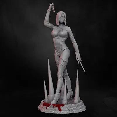 Mileena Mk Archivo Stl Para Impresion 3D