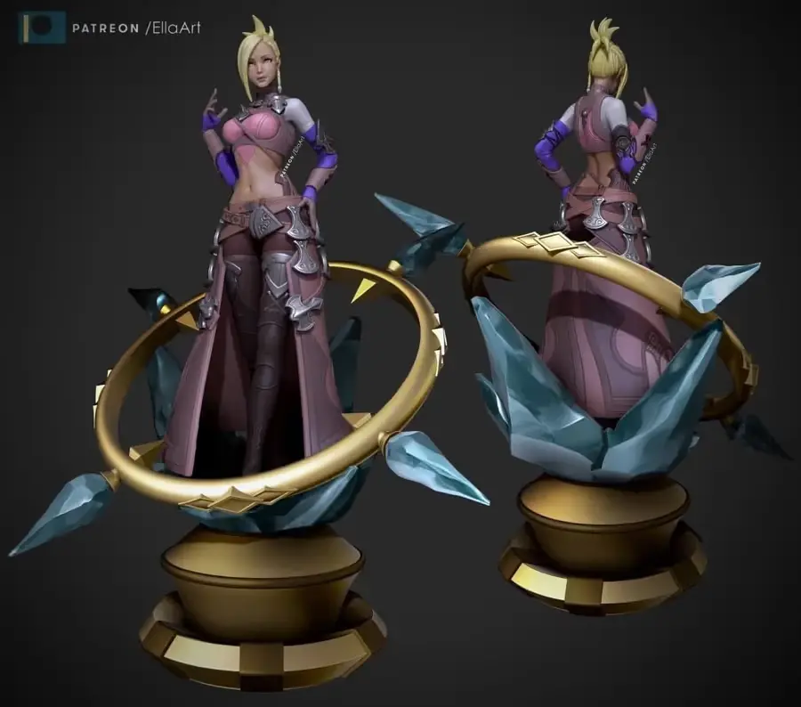 Minfilia Warde Ffxiv Archivo Stl Para Impresion 3D