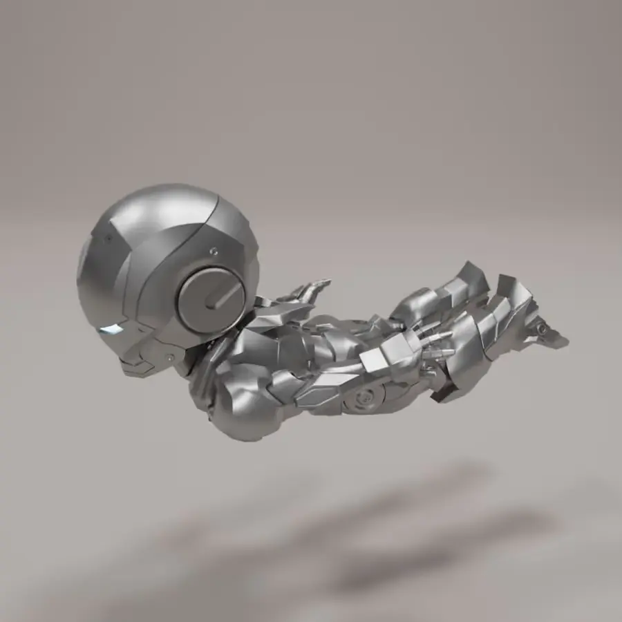 Mini Ironman Archivo Stl Para Impresion 3D