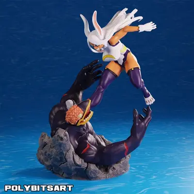 Mirko Fighting Nomu Archivo Stl Para Impresion 3D