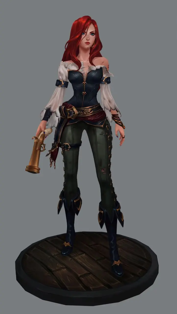 Miss Fortune Archivo Stl Para Impresion 3D