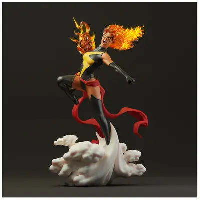 Miss Marvel Archivo Stl Para Impresion 3D