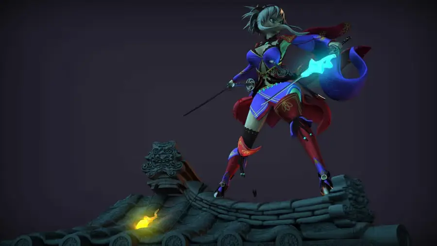 Miyamoto Musashi Fategry Archivo Stl Para Impresion 3D