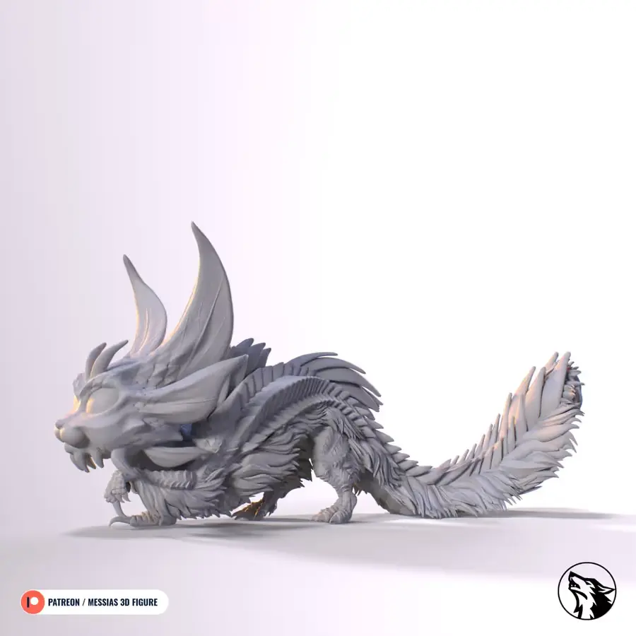 Mizutsune Monster Hunter Archivo Stl Para Impresion 3D