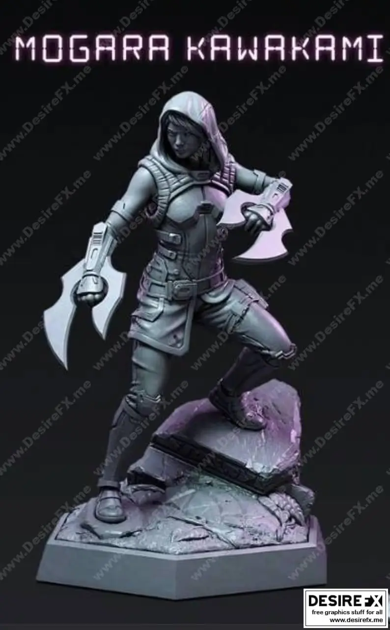 Mogara Kawakami Archivo Stl Para Impresion 3D
