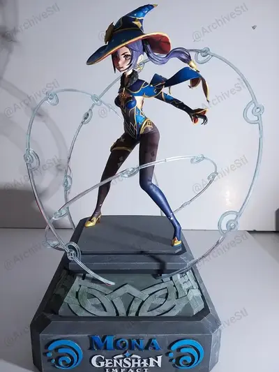 Mona Archivo Stl Para Impresion 3D