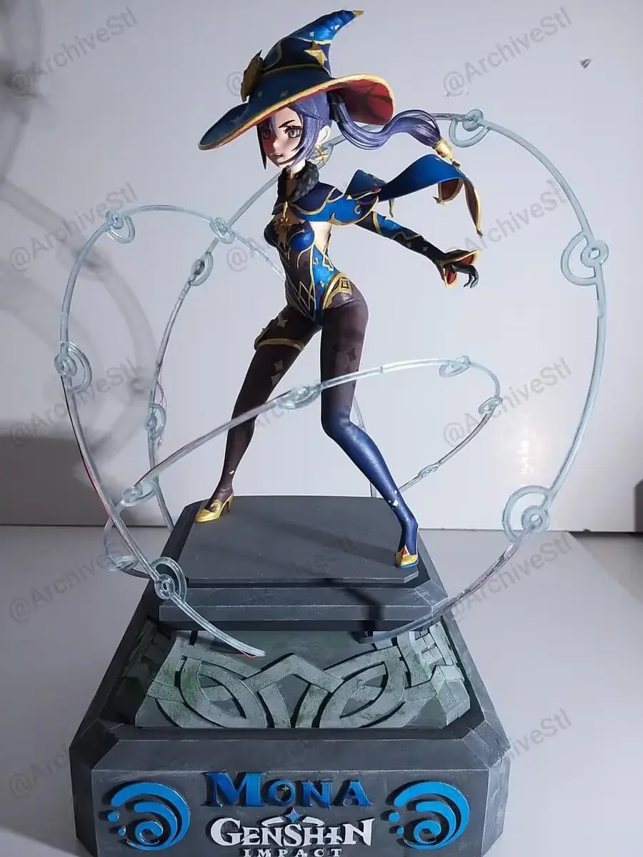 Mona Archivo Stl Para Impresion 3D