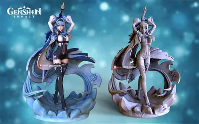 Mona Genshin Impact Archivo Stl Para Impresion 3D