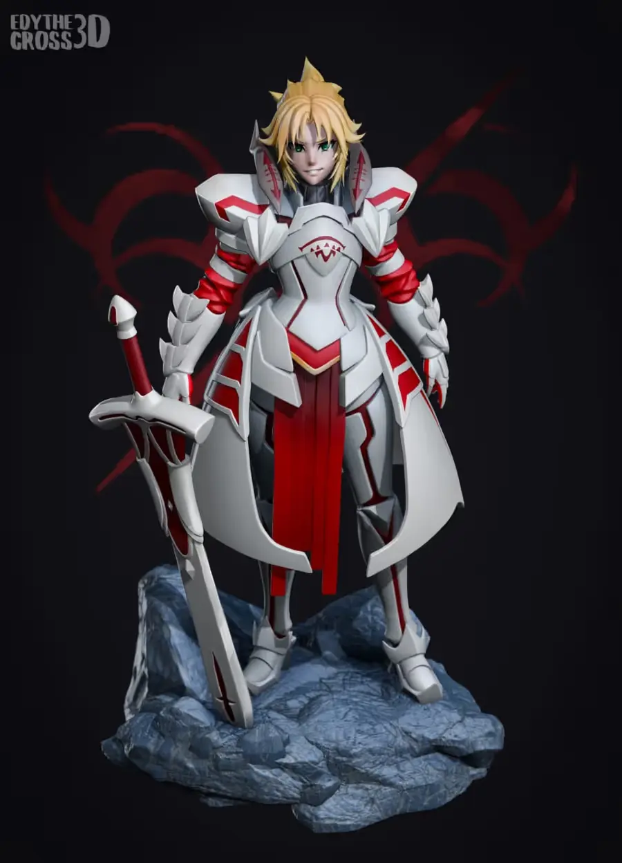 Mordred Fate Archivo Stl Para Impresion 3D