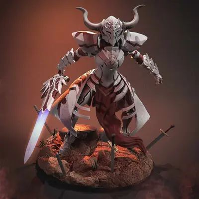 Mordred Fate Grand Order Archivo Stl Para Impresion 3D