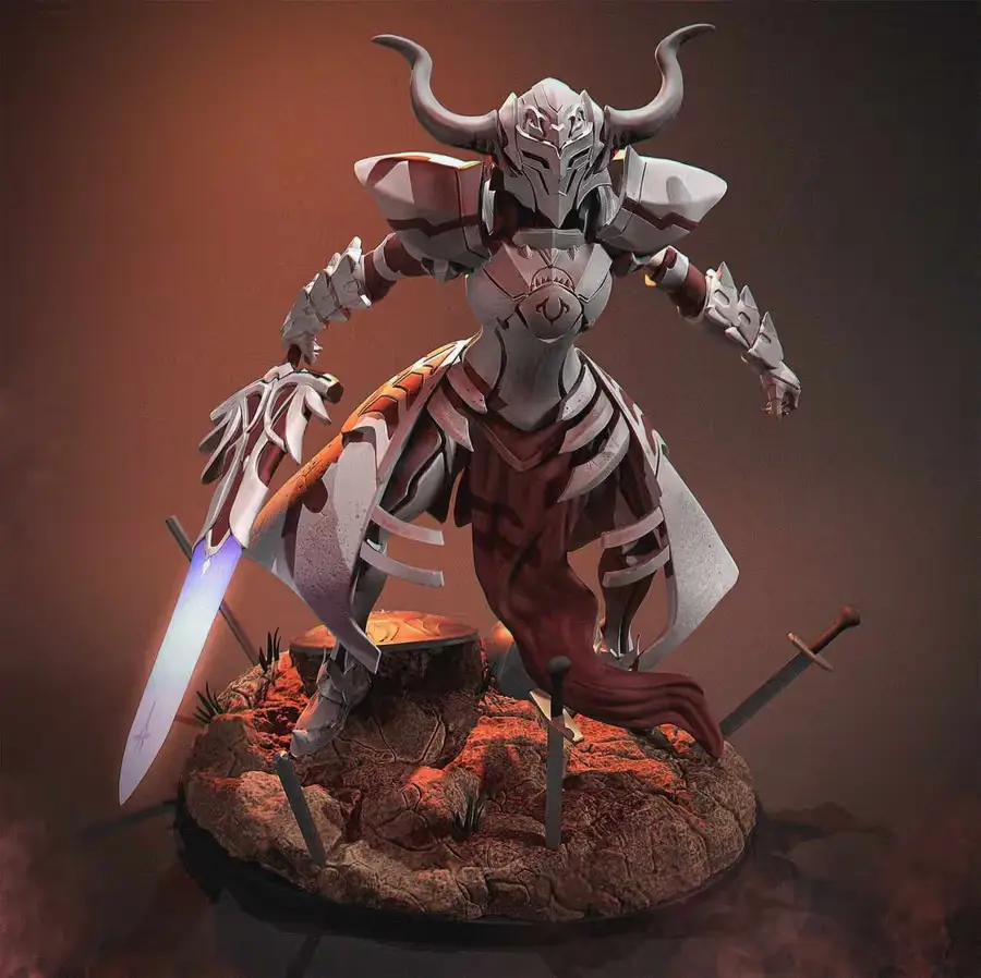 Mordred Fate Grand Order Archivo Stl Para Impresion 3D