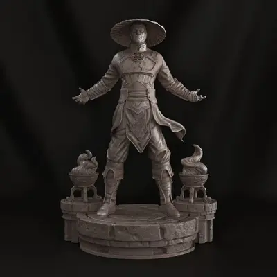 Mortal Kombat Raiden Archivo Stl Para Impresion 3D