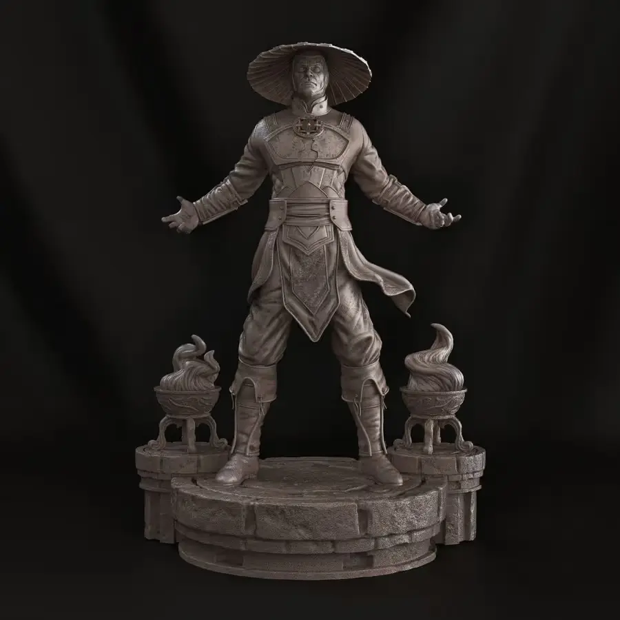 Mortal Kombat Raiden Archivo Stl Para Impresion 3D