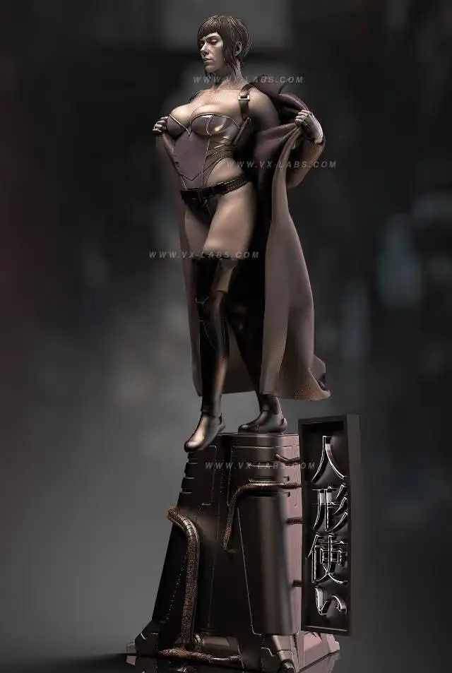 Motoko Ghost In The Shell Archivo STL OBJ para Impresion 3D