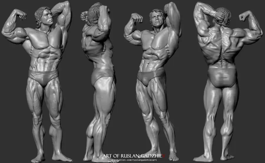 Mr Universe Arnold Archivo Stl Para Impresion 3D