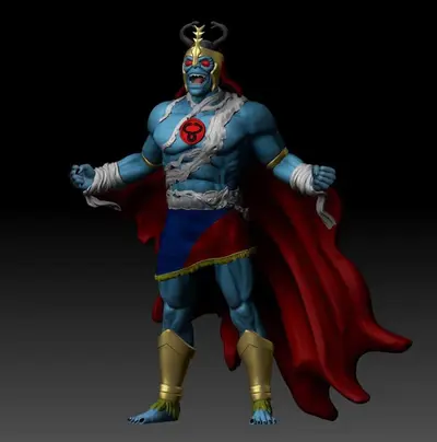 Mumm Ra Thundercats Archivo STL OBJ para Impresion 3D