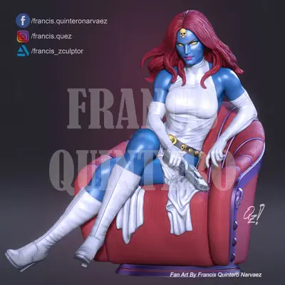 Mystique 2 Archivo Stl Para Impresion 3D