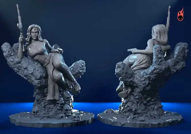 Mystique Archivo Stl Para Impresion 3D