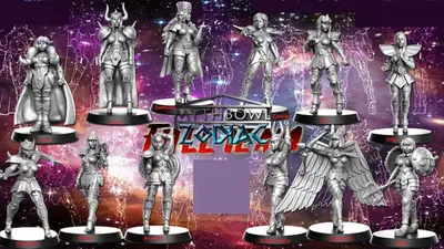 Mythbowl Rn Zodiac Girls Archivos Stl Obj Impresión 3d