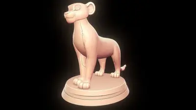 Nala The Lion King Archivo Stl Para Impresion 3D